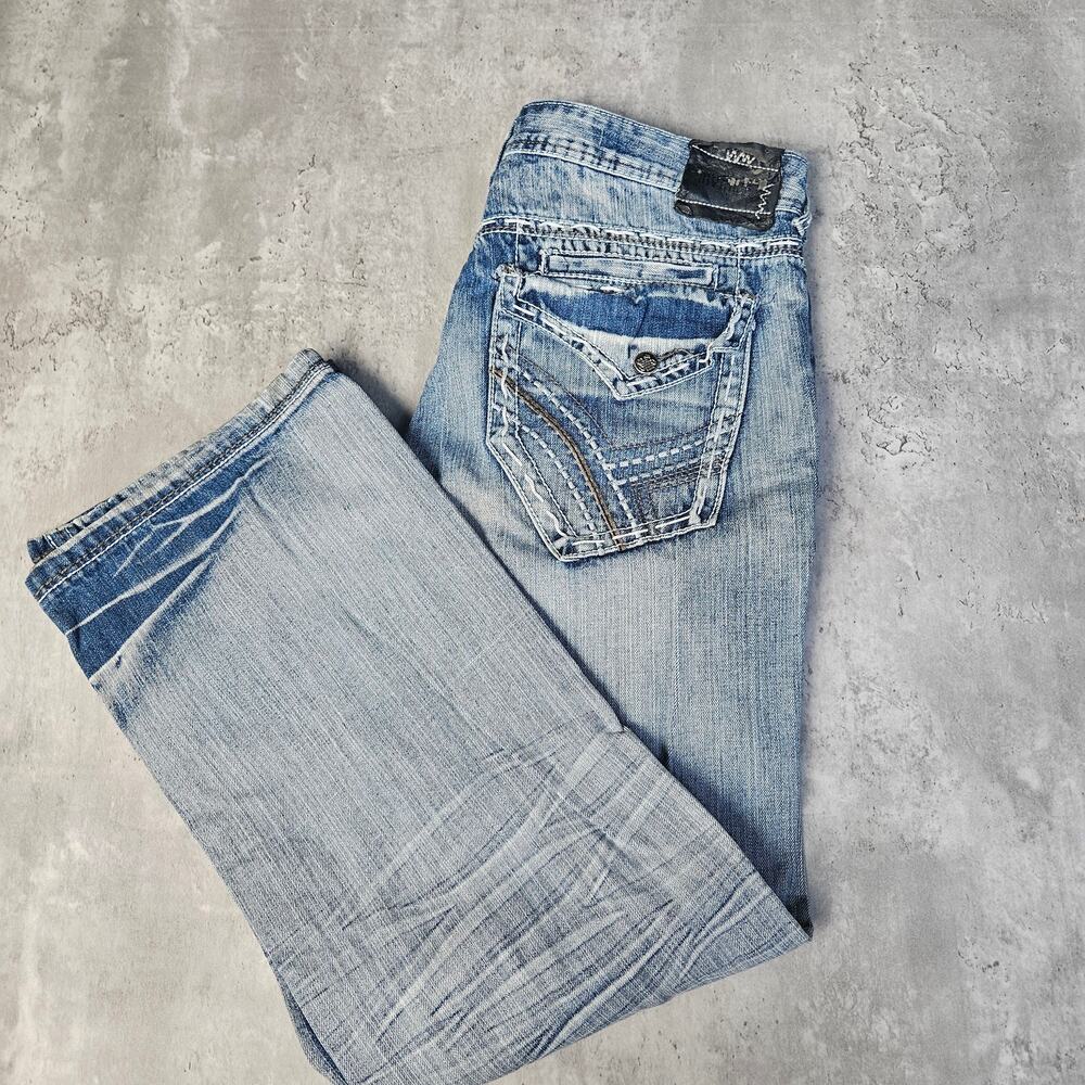 Vintage Division E Jeans Men's 36x32 Distressed YK2 2000's